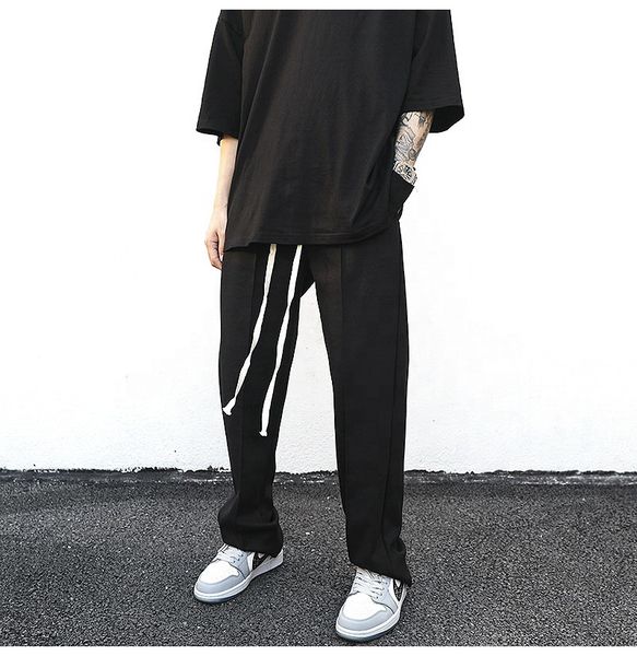 

oem custom trousers for men street wear stock track casual sweat pants men