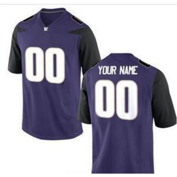 

custom 123s,youth,women,toddler,washingtons huskies personalized any name and number any size stitched college jersey, Black