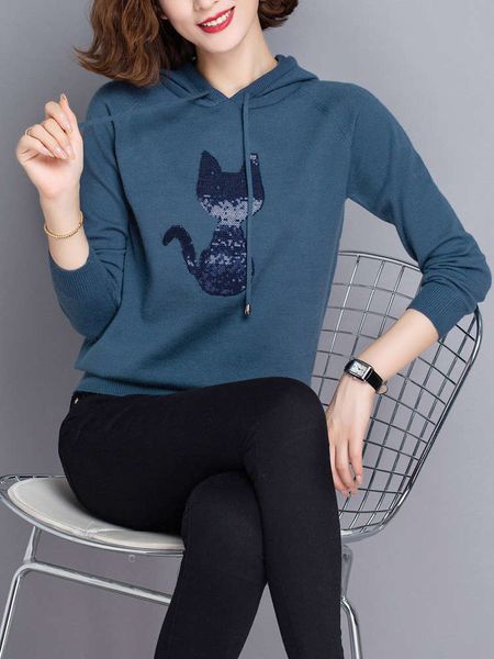 

40 year old women's sanitary fashion spring and autumn clothes 2020 new thin cap, foreign style, age reduction, versatile lady, Black