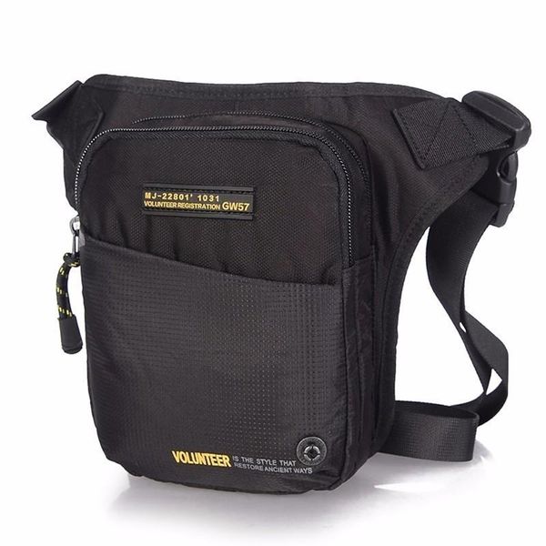 

new waist chest leg drop bags cross body shoulder bag male waterproof nylon men hip bum fanny belt pack