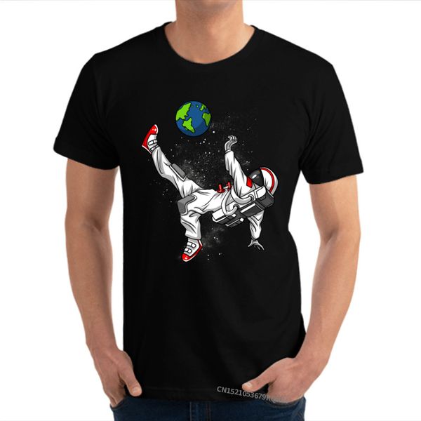 

space astronaut soccer cute man europe short sleeve printed s round neck sport hooded sweatshirt hoodie men t shirt