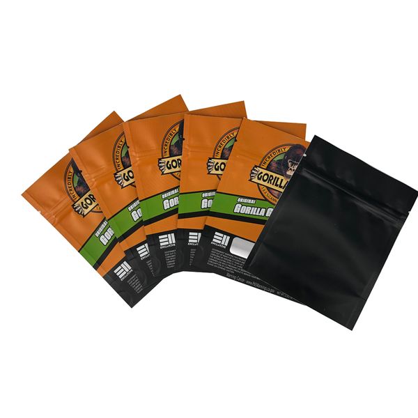 

420 packing bags mylar patch 8 flavours cookies candy bags vape flowers gummies infused zipper up packing smell proof