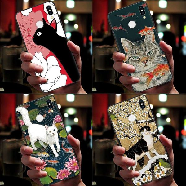 

qafor huawei p smart 2019, it provid 3d shell digned by cat and flower, mate 10 20 p20 lite p30 p8 p9 p10 pro lite nova 3 3i 45 sof