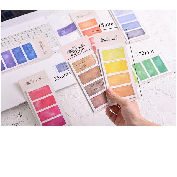 

6 шт. красочные памятники набор mini index sticky note color tag label planner наклейки бронирование маркер канцтовары офисная школа f6633 j