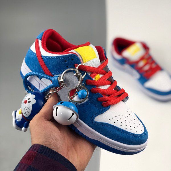 

2020 authentic dunk sb low doraemon blue white men women run shoes outdoor sports skateboard sneakers