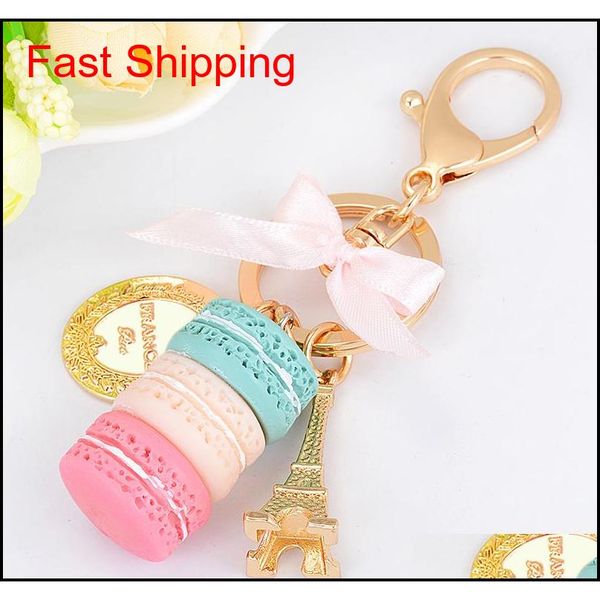 

resin macaron keychains key chains lovely macaroon bag charm keychain chaveiro llaveros gold metal key qylqws mj_fashion, Silver