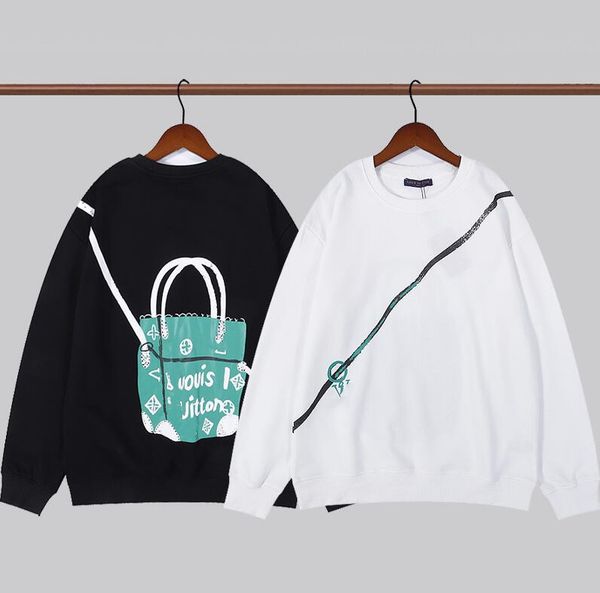 

2022l white luxury hoodies for men women sweatshirts black hoodie