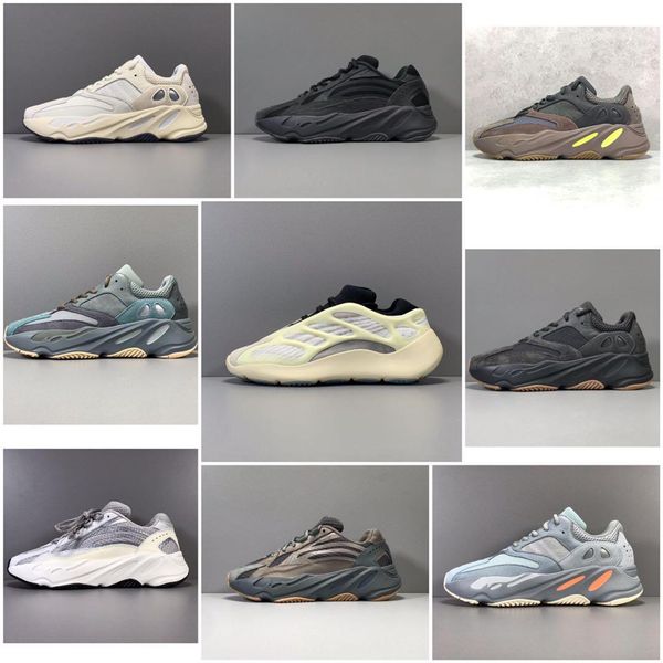 

2020 new carbon blue 700 magnet reflective inertia tephra mauve static solid grey kanye west running shoes mens stylist shoes women sneakers
