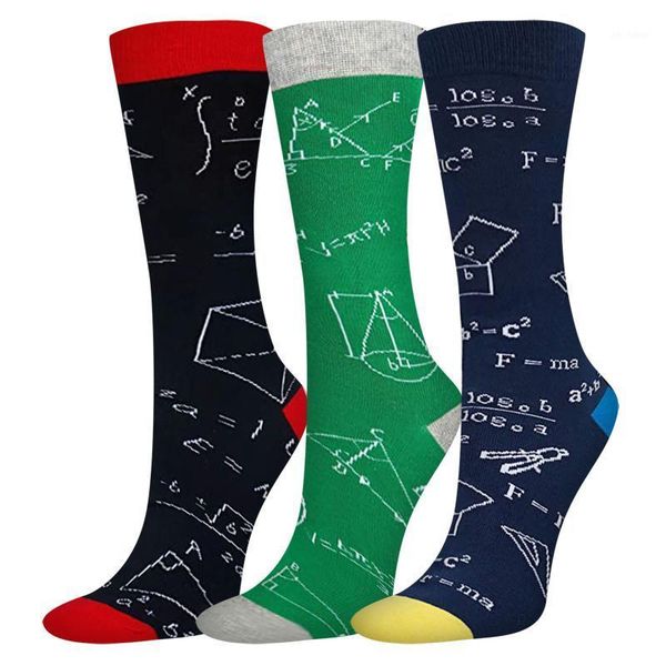

novelty happy funny men graphic socks print patchwork lovely middle tude socks home sports stockings sock christmas gift1, Black