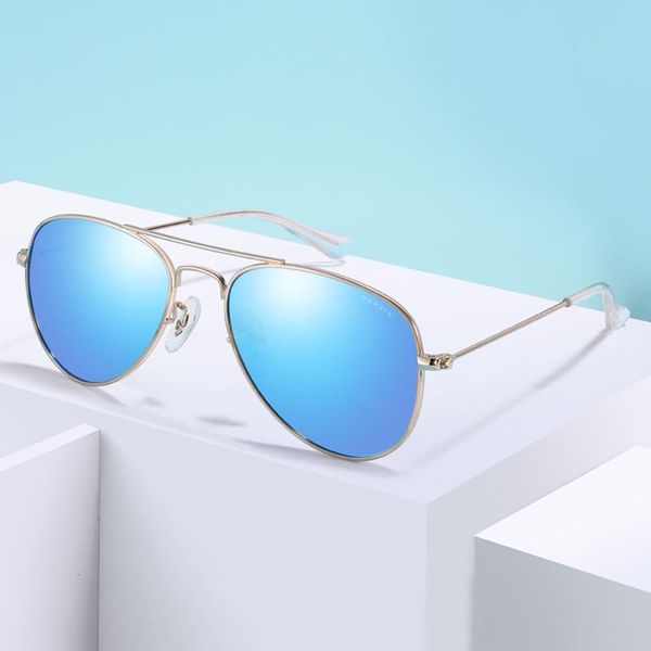 

PARZIN Pilot Polarized Sunglasses for Children Boy and Girl Sun Glasses New Classics Eyewear Dropshipping Lentes De Sol Mujer, White;black