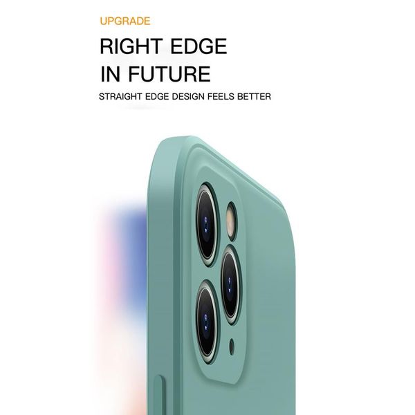 

square original liquid sile phone case for iphone 12 11 pro xs max x xr 7 8 6 6s plus jllnda