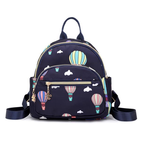 

casual oxford backpack women black waterproof nylon school bags for teenage girls fashion travel tote backpack bbysts, Black;red