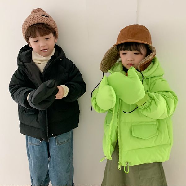 

2020 new trend white duck children's down jacket girl's baby coat boy's foreign style winter wear, Blue;gray