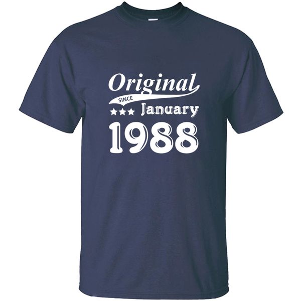 

vintage original since january 1988 tshirt for mens cotton clothes leisure t shirts short sleeve sport hooded sweatshirt hoodie