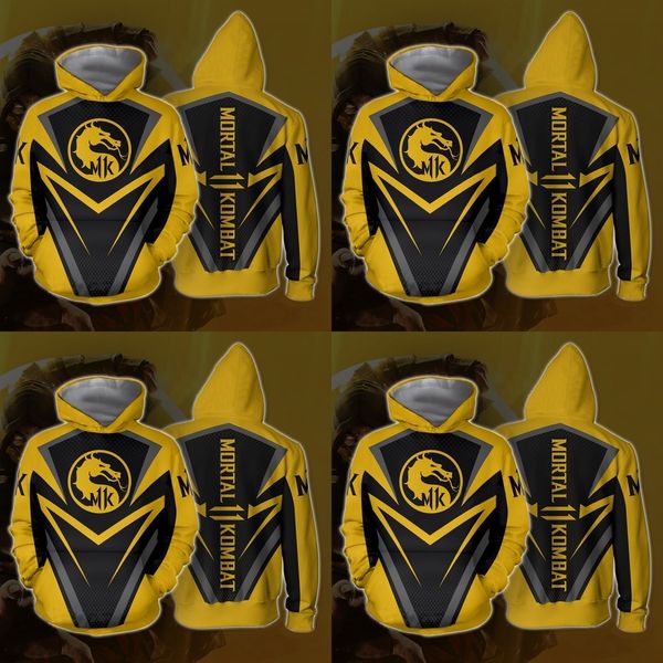 

kqrik mortal 11 kombat 3d 11 short-sleeved anime peripheral coat mortal kombat printed 3d printed short-sleeved t-shirt t-shirt sweater anim, Black