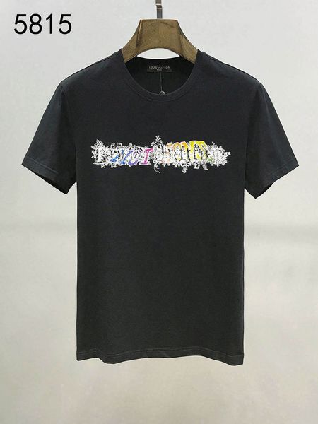 

luxury fashion brand men's t-shirt bermuda european hip-hop print short-sleeved t-shirt summer new casual round neck, White;black
