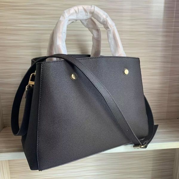 

designer luxury satchel messenger evening bags handbag bags leather strim handles with shoulder strap crossbody bag french womenbag louise&#, Red;black