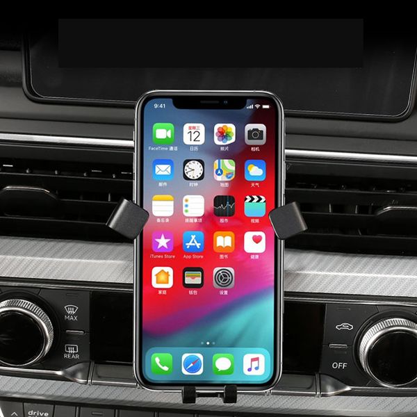 

fit for volkswagen jetta mk7 2019 2020 accessories carbon mobile cell phone holder car air vent mount stand 1set