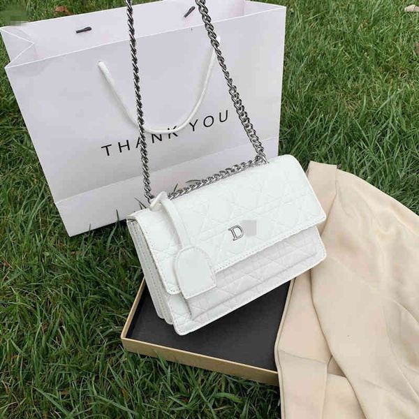 

2022 factory outlet bag female spring and summer new single shoulder cross carrying rhombic small square chain, korean style fashion bag b1a