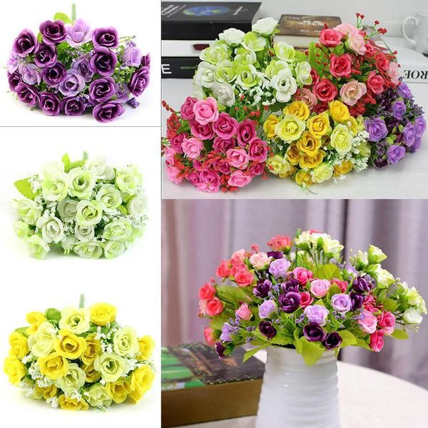 

decorative flowers & wreaths artificial faux fake silk artifical flower decorative1