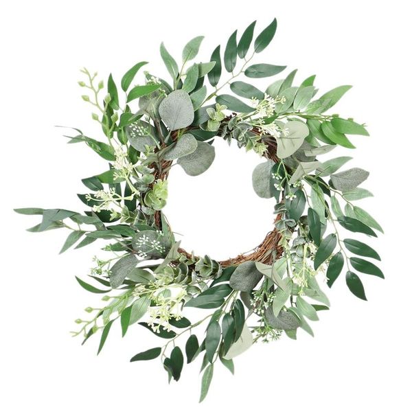 

artificial leaves wreath seed wreath plant for wedding arch table decor