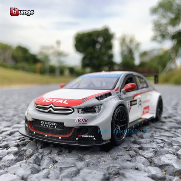 

bburago 1:32 2014 citrien c-elysee wtcc no.9 wrc rally simulation alloy car model collect gifts toy