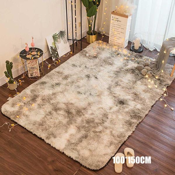 

carpets nordic carpet soft warm gradient color plush rug for bedroom living room mf9991