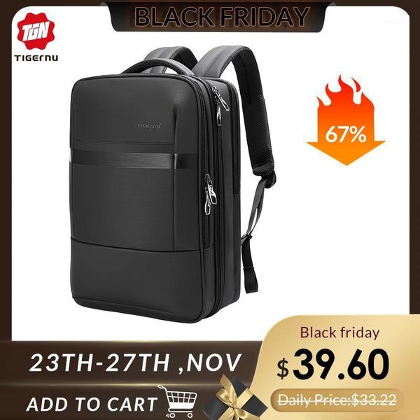 

tigernu tpu 15.6 inch lapbackpack men waterproof anti-theft backpack fashion for men male travel leisure1