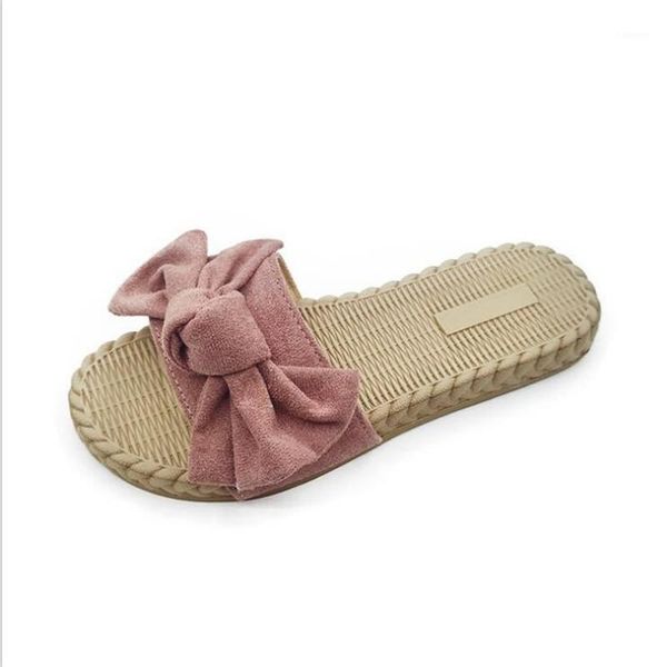 

slippers women summer wear fashion bowknot beach shoes new outdoor leisure comfortable sandals women summer1, Black