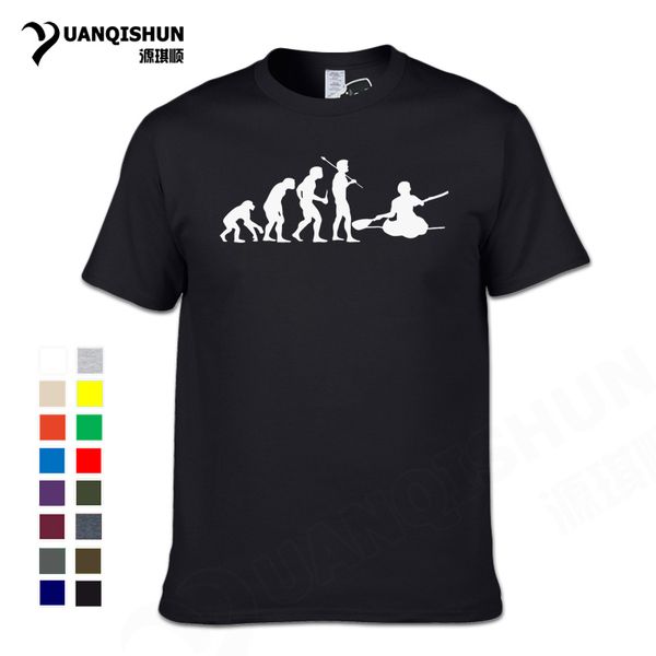 

yuanqishun fashion evolution of kayak tshirt canoe kayaking mens new quality kayaking hooded sweatshirt hoodie men t shirt