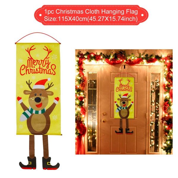 

гирлянда с рождеством декор для дома christas noel 2020 christms украшения рождество баннер двери xmas happy new year 2020 bbypjd wrhome