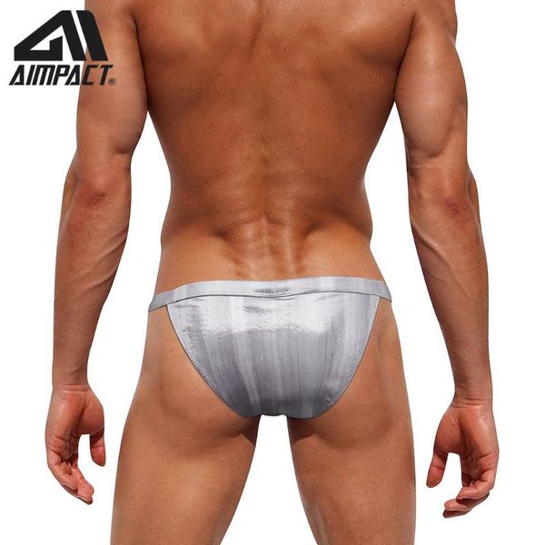 

men's briefs bikini swimwear flash t-shaped beach aimpact surf boxer racer with adjustable drawstrig