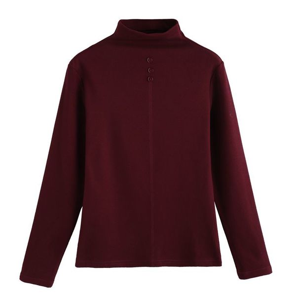 

2021 new s-3xl women turtleneck sweater 95% cotton long sleeve female jumper autumn winter elegant soft pullovers pull femme eft2, White;black