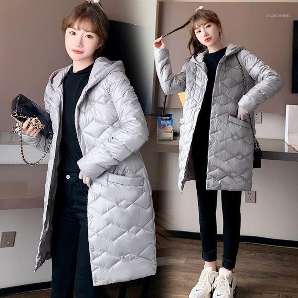 

2020 new winter women warm coat jacket female causal fashion casual thick elegant korean style solid parkas e311, Black