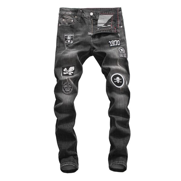 

8.26 new arrival real p fashion men casual locomotive jeans 28-36, Blue