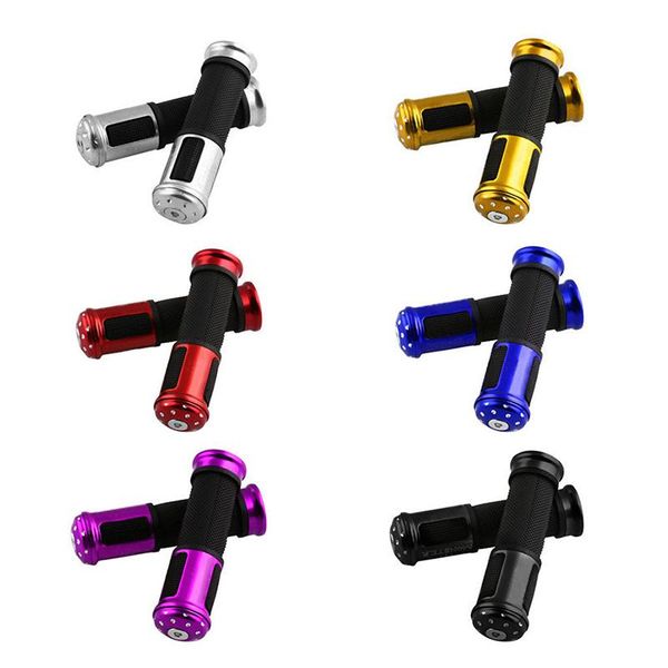 

1 pair 7/8 inch 22mm motorcycle handle bar hand grip aluminum alloy motorcycle accessories td326