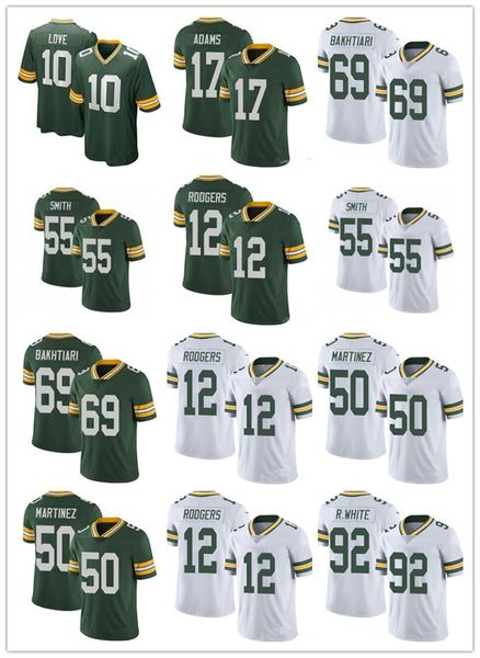 

mens women youth green bay packers 55 za'darius smith 50 blake martinez 69 david bakhtiari football jerseys, Black;red