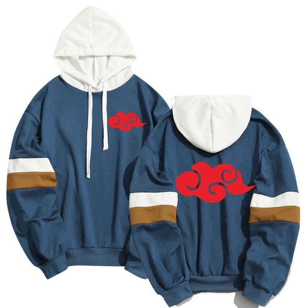 

fashion naruto hoodies men women harajuku cotton hip hop streetwear naruto men's hoodies and sweatshirt, Black