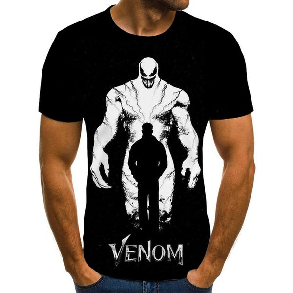 

new male 3d venom 3d print shirts aesthetic comics humor men clothing