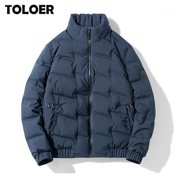 

men winter parkas coat 2020 hip hop pockets thick jackets mens fashion casual solid streetwear oversized jacket autumn outwear1, Black