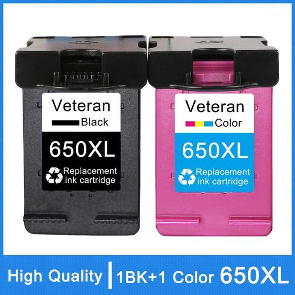 

ink cartridges veteran 650xl replacement for cartridge 650 deskjet 1015 1515 2515 2545 2645 3515 3545 4515 46451