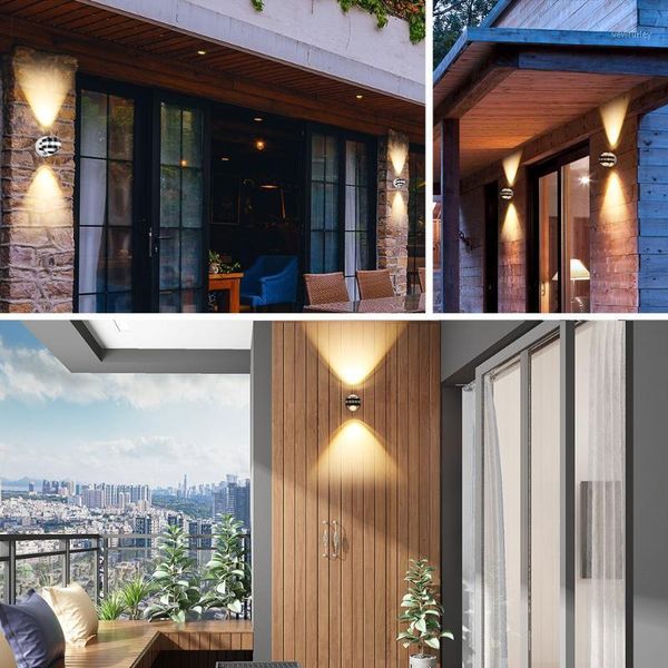 

wall lamp outdoor led aisle waterproof bedside bedroom rectangle modern light 85-265v 10w1