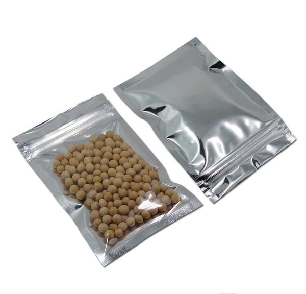 

self bags pouch aluminum foil for sizes mylar package clear resealable packaging zip bag plastic lock seal 20 bags retail zipper lock jlldo