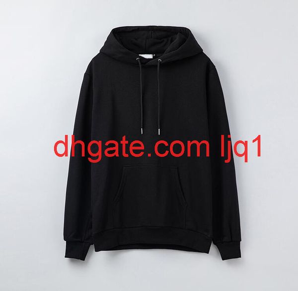 

20fw mens design hoodies sweater pullover letters printted hoodie spring autumn long sleeve sweatshirt winter mens clothing 3 styles, Black