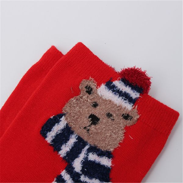 

pair xmas women's socks casual winter christmas socks 1 animal cartoon pattern sock cotton keep warm female sock christmas gifts