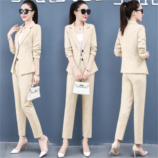 

chique piece ol two pieces office work clothes business suit femme deux female tender parts rwwi, White