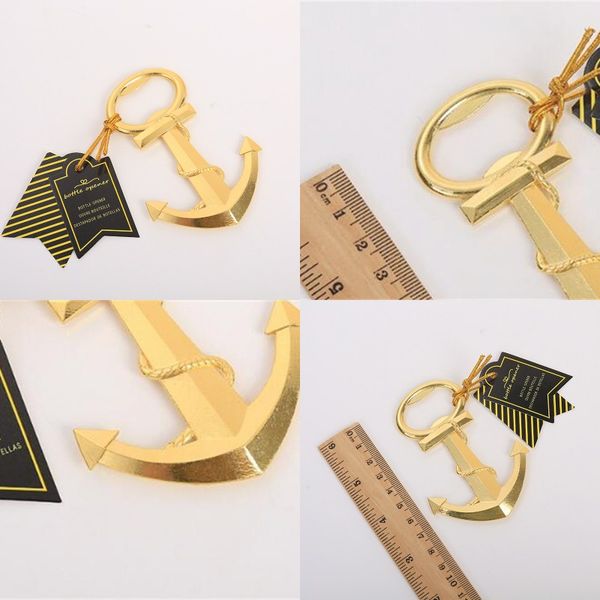 

navigation bottle opener ship anchor openers personalized wedding favors giveaways gift corkscrew gold color new pattern 2 3lt j1