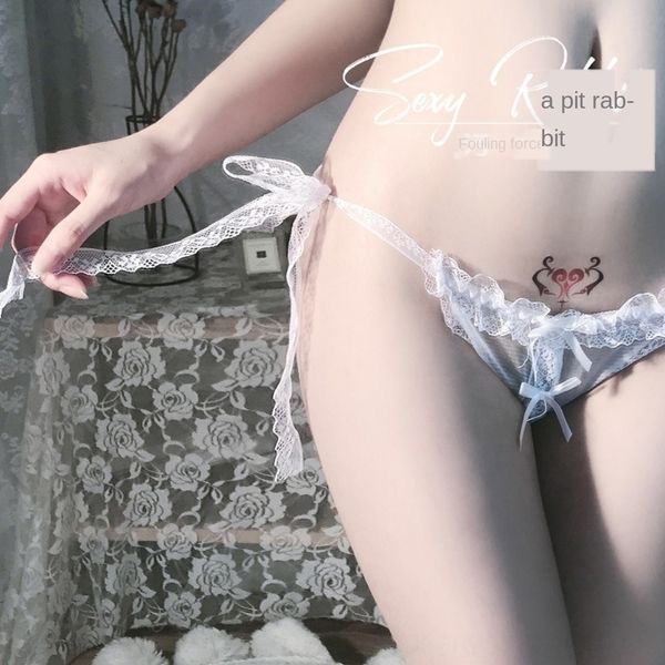 

qfmo candy color rise briefs low silk thong seamless panties ice g string underwear drop ship lingerie t back underpants drop ship, Black;white