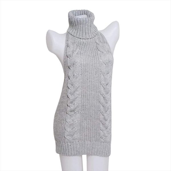 

japanes knitted backless women sweaters and pullovers 2019 summer turtleneck sleeveless long virgin killer sweater, White;black