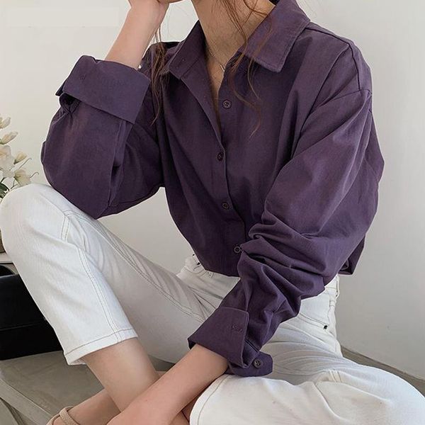 

women's blouses & shirts ladies vintage turn-down collar blouse women shirt autumn winter thicken female casual workwear office blusas, White